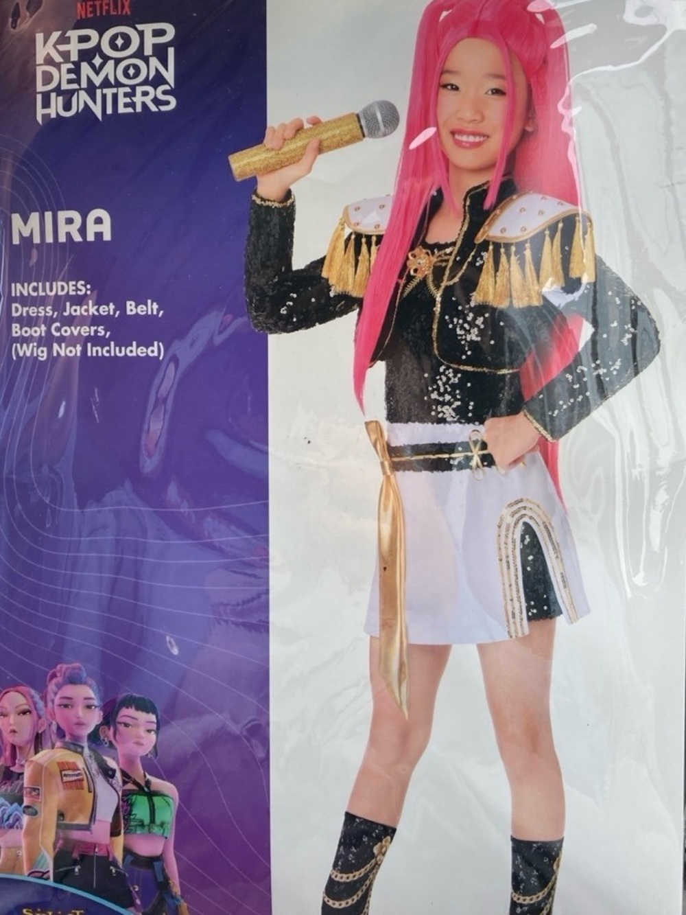 Women’s K Pop Demon Hunters Mira Golden Complete Costume Cosplay